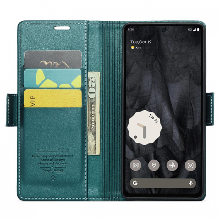 Caseme - Caseme Google Pixel 8 Pro Plnboksfodral - Grn