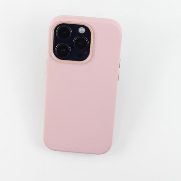 OEM - iPhone 13 Pro Lderfodral Magsafe Rosa - Magnetiskt Skyddsskal