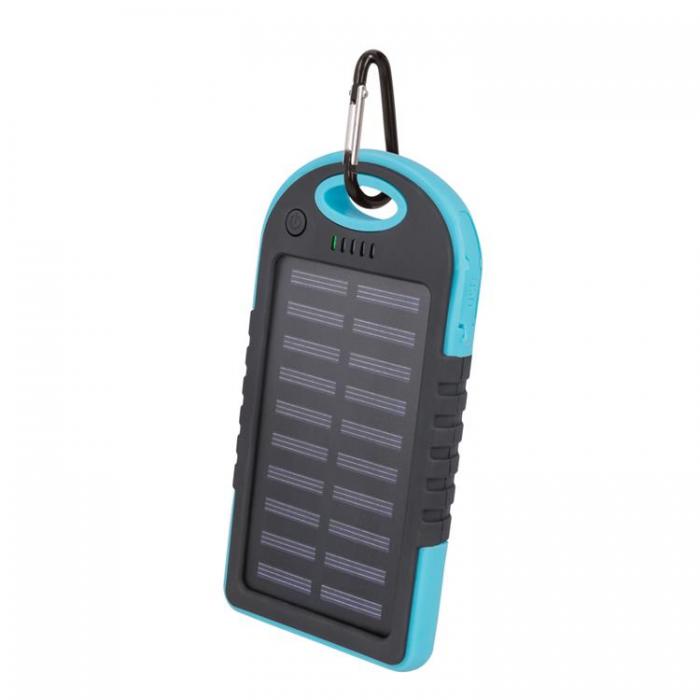 Setty - Setty Powerbank 5000 mAh Solar - Bl