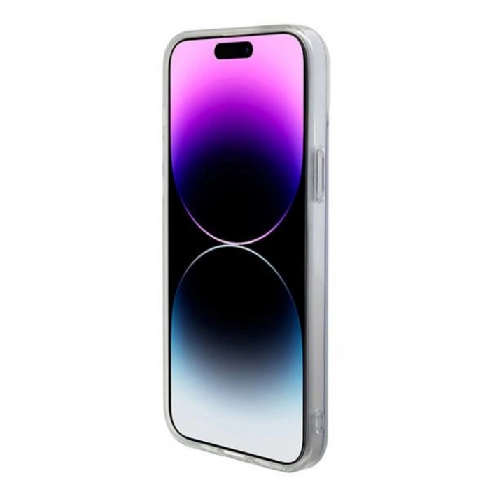 Guess - Guess iPhone 15 Plus Mobilskal Magsafe IML Iridescent - Lila