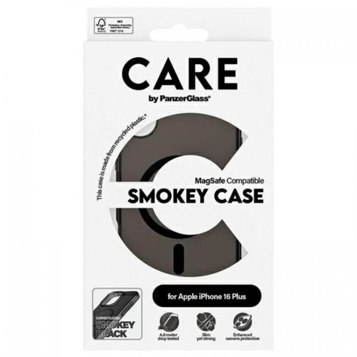 PanzerGlass - CARE By PanzerGlass iPhone 16 Plus Mobilskal MagSafe - Smokey