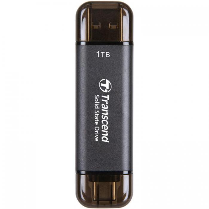 Transcend - Transcend Portabel SSD USB-C 1TB - Svart