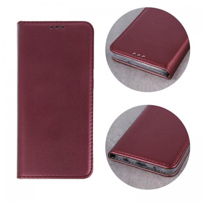 A-One Brand - iPhone 16 Plnboksfodral Smart Magnetisk - Burgundy