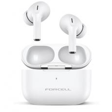 Forcell - Forcell Trådlösa In-Ear Hörlurar TWS F-Audio - Vit