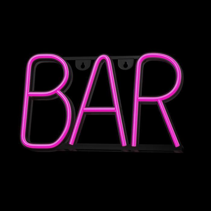 Forever Light - Forever Light LED Neon BAR Bat + USB FLNE24 - Rosa