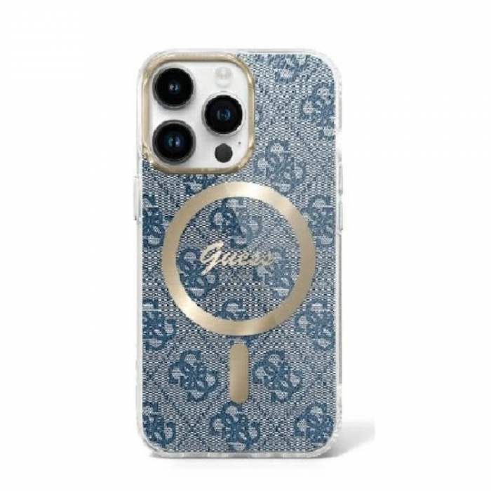 Guess - Guess iPhone 16 Pro Max Mobilskal MagSafe IML 4G - Bl