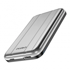 Choetech - Choetech Mini Trådlös Powerbank 5000mAh Magnetisk - Silver