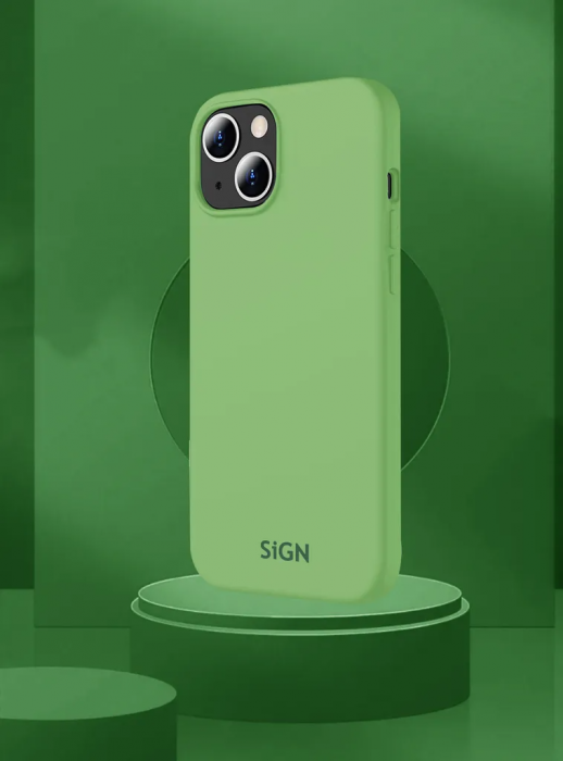 SiGN - SiGN iPhone 15 Mobilskal Liquid Silikon - Grn