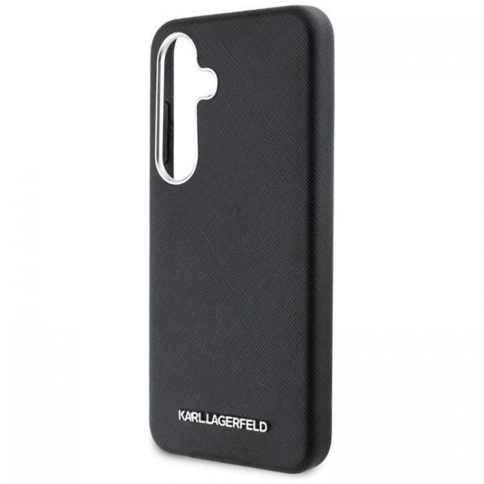 KARL LAGERFELD - Karl Lagerfeld Galaxy S25 Plus Mobilskal MagSafe Saffiano Full Wrapped - Svart