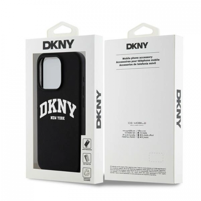 DKNY - DKNY iPhone 13/13 Pro Mobilskal MagSafe Silikon Vit Logo