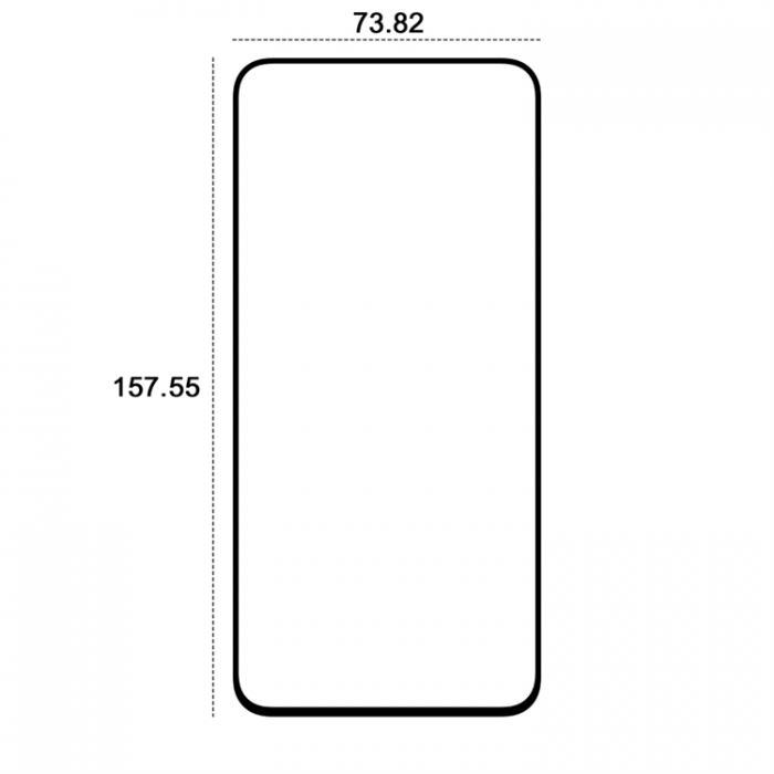 Etteri - Etteri Galaxy A55 5G Hrdat Glas Skrmskydd 9D - Svart