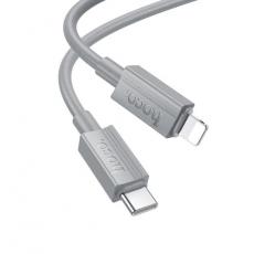 Hoco - Hoco USB-C Till Lightning 1m Kabel 27W X107 - Grå