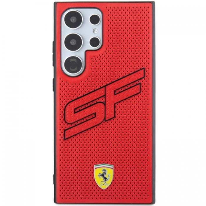 Ferrari - Ferrari Galaxy S24 Ultra Mobilskal Big SF Perforated - Rd