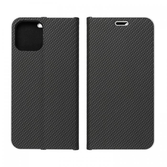 A-One Brand - iPhone 16 Pro Plnboksfodral Luna Carbon - Svart