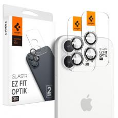 Spigen - [2-Pack] Spigen iPhone 16/16 Plus Kameralinsskydd Härdat glas EZ Fit - Clear