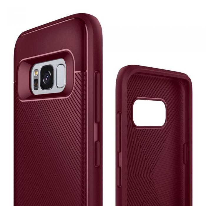 UTGATT5 - Caseology Vault II Skal till Samsung Galaxy S8 - Burgundy