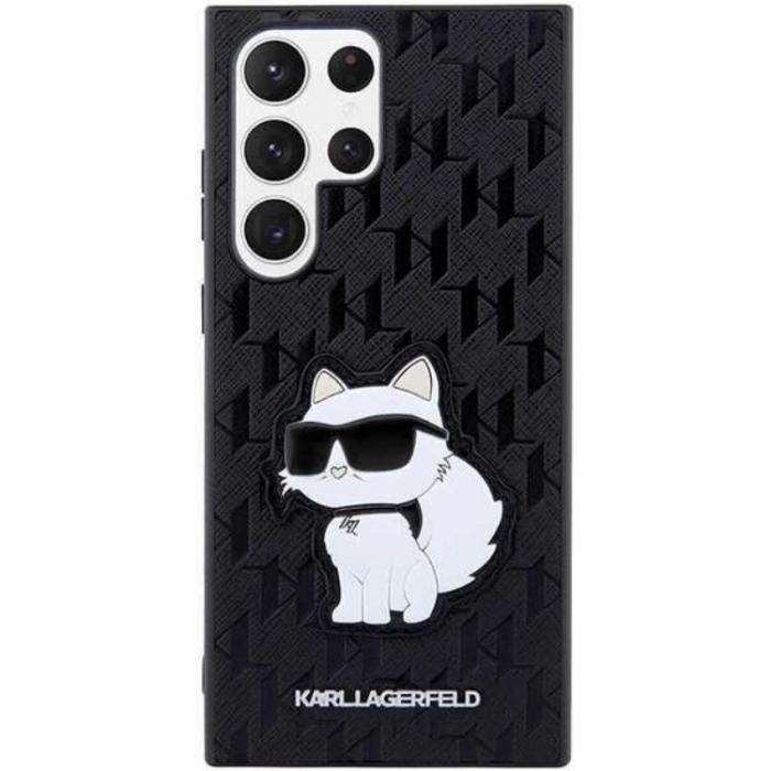 KARL LAGERFELD - Karl Lagerfeld Galaxy S23 Ultra Skal Saffiano Monogram Choupette - Svart