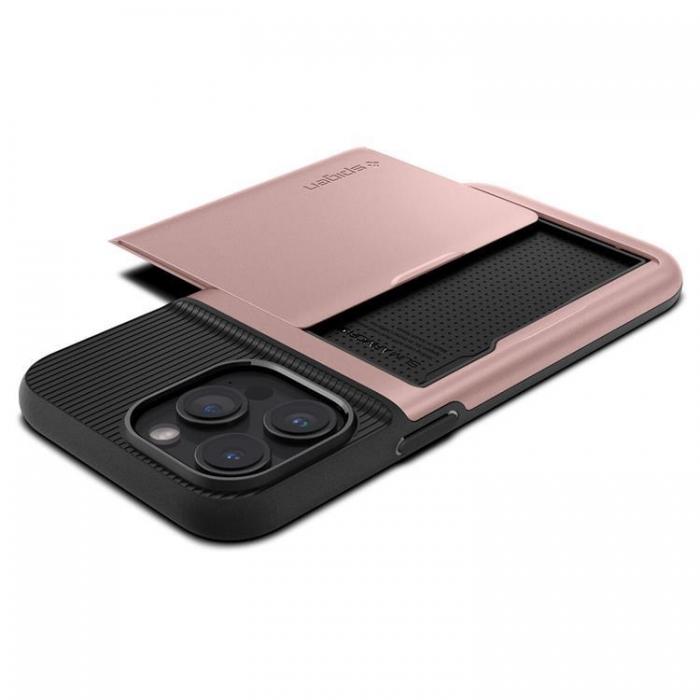 Spigen - Spigen iPhone 15 Pro Max Mobilskal Slim Armor CS - Rosa