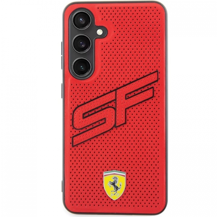 Ferrari - Ferrari Galaxy S24 Mobilskal Big SF Perforated - Rd