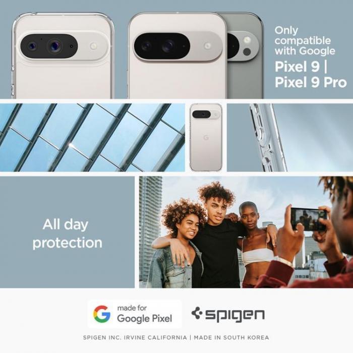 Spigen - Spigen Google Pixel 9/9 Pro Mobilskal Ultra Hybrid - Crystal Clear