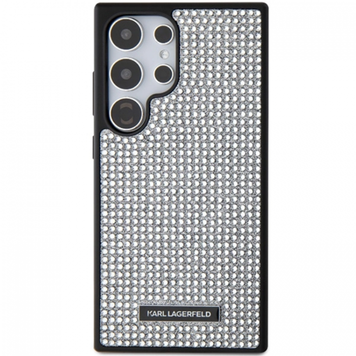 KARL LAGERFELD - KARL LAGERFELD Galaxy S24 Ultra Mobilskal Rhinestone Logo