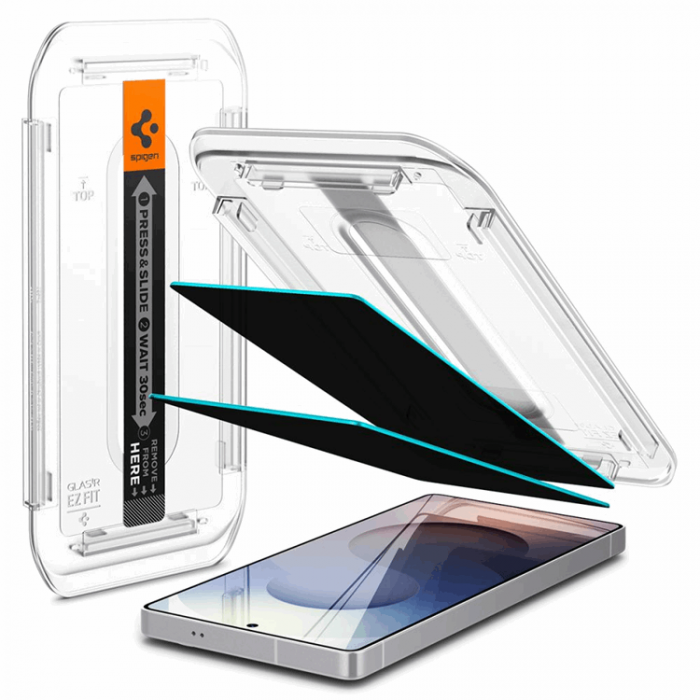 Spigen - Spigen [2-Pack] Galaxy S25 Ultra Skrmskydd Hrdat Glas EZ-FIT