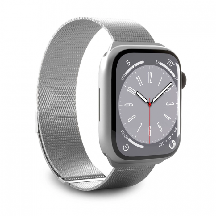 Puro - Puro Apple Watch (38/40/41mm) Armband Stainless Steel - Silver