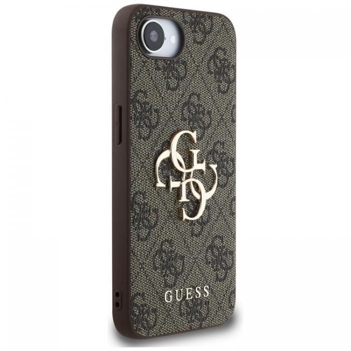 Guess - Guess iPhone 16e Mobilskal 4G Big Logo - Brun