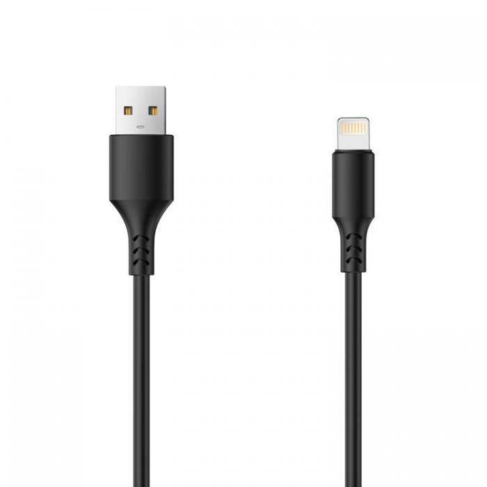 Setty - Setty USB Till Lightning 1m Kabel 2A - Svart