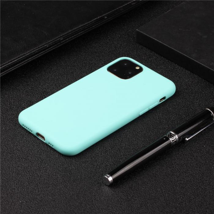 A-One Brand - iPhone 15 Pro Max Mobilskal TPU Matte Slim-Fit - Cyan