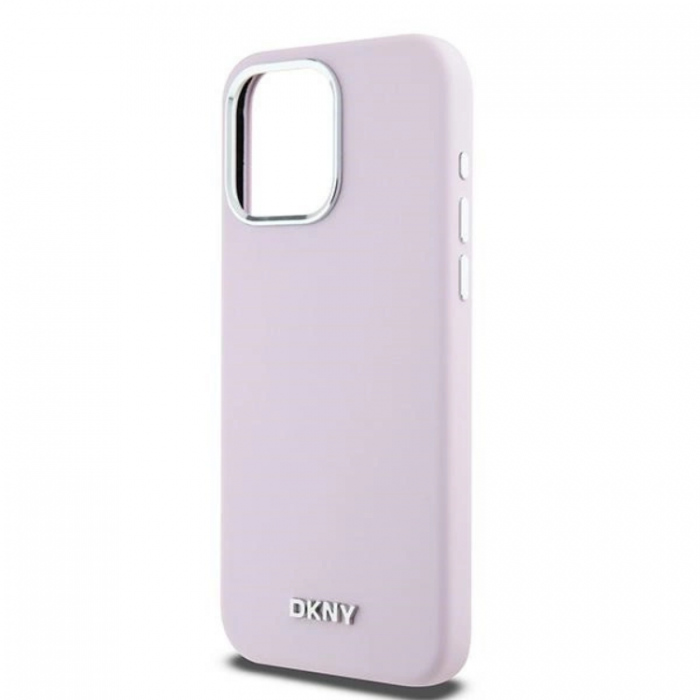 DKNY - DKNY iPhone 15 Pro Mobilskal Magsafe Liquid Silikon Small Metal Logo