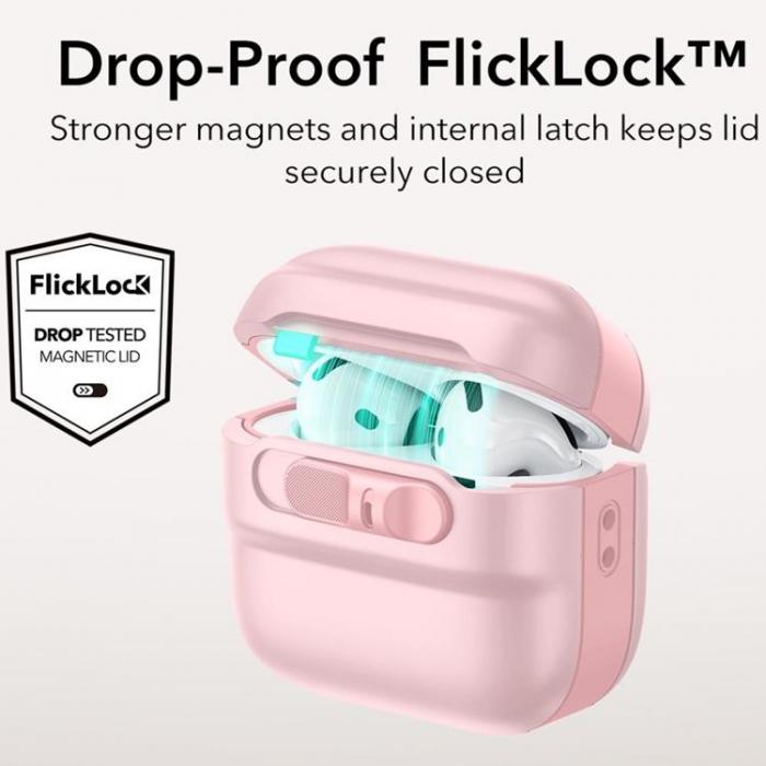 ESR - ESR Airpods 4 Skal Magsafe Halolock - Rosa