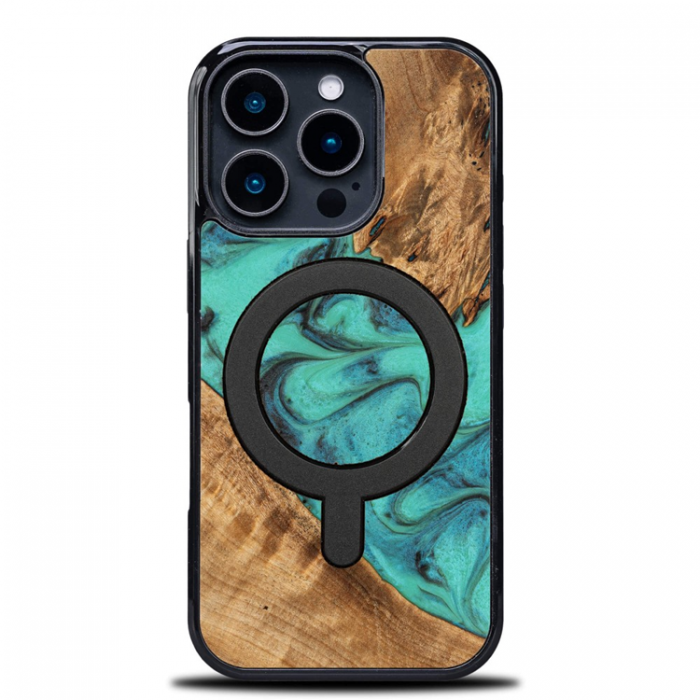 Bewood - Bewood iPhone 16 Pro Mobilskal MagSafe Unique Turquoise