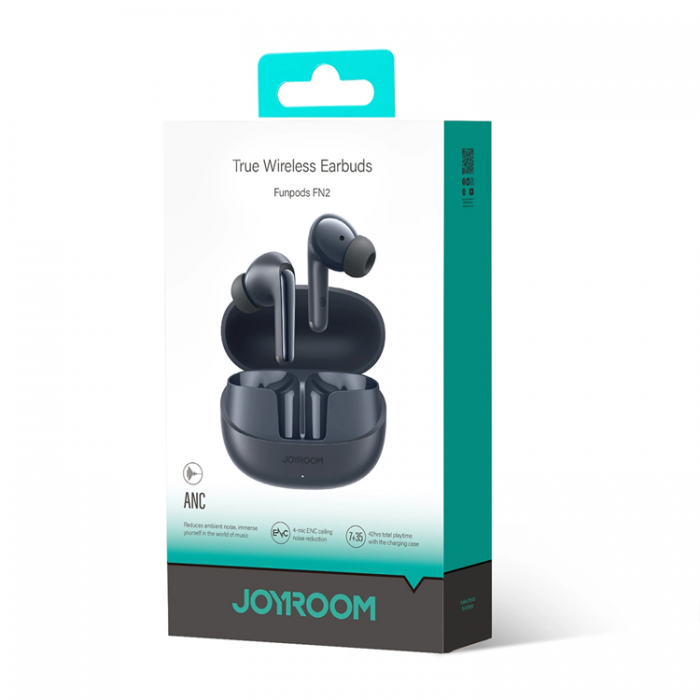 Joyroom - Joyroom TWS In-Ear Hrlurar Bluetooth 5.4 ANC IP54 - Svart