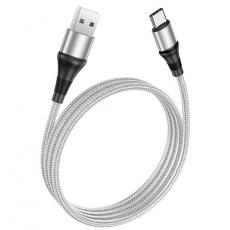 Hoco - Hoco USB-C till USB-A kabel 1m - Grå