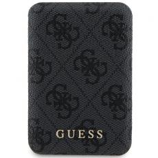 Guess - Guess Trådlös MagSafe Powerbank 5000mAh 15W 4G Metall Logo - Svart