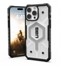 UAG - UAG iPhone 16 Pro Mobilskal MagSafe Pathfinder Clear - Vit