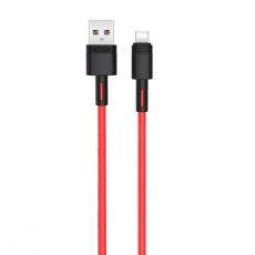 XO - XO USB-A Till USB-C Kabel 1m 5A NB-Q166 - Röd