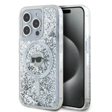 KARL LAGERFELD - Karl Lagerfeld iPhone 16 Pro Mobilskal MagSafe Glitter Karl Head