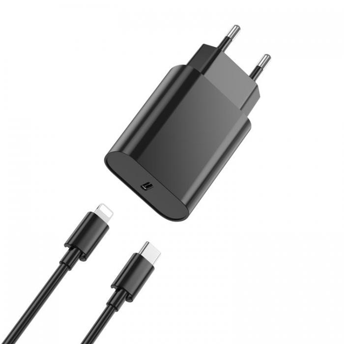 WIWU - WIWU Snabbladdare 20W USB-C med Lightning Kabel PD Wi-U001