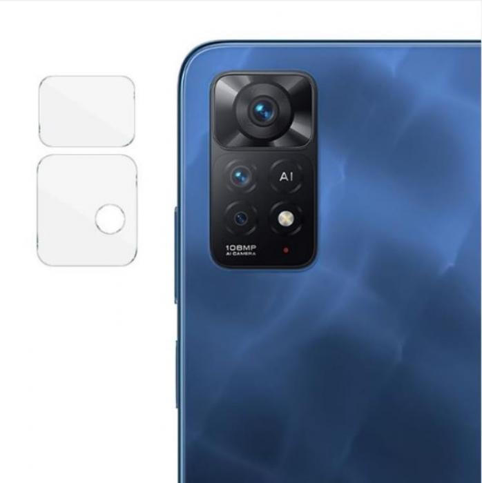 A-One Brand - [1-PACK] Xiaomi Redmi Note 11 Pro 4G/5G Kameralinsskydd i Hrdat glas