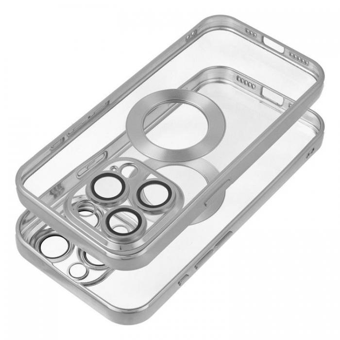 A-One Brand - iPhone 15 Pro Mobilskal Glam - Silver