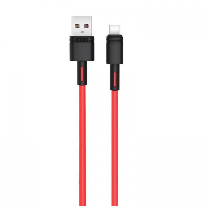 XO - XO USB-A Till USB-C Kabel 1m 5A NB-Q166 - Rd