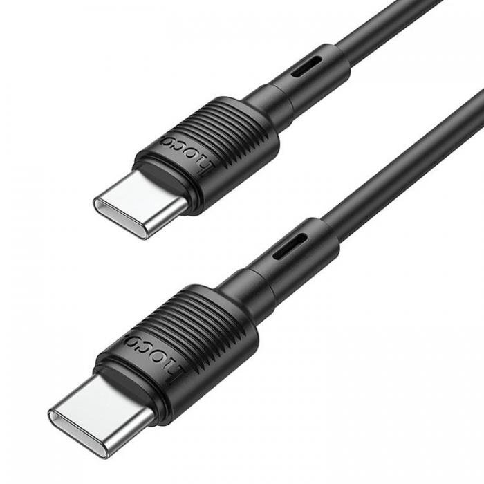 Hoco - HOCO USB-C Till USB-C 60W Kabel 1m PD 3A X83 - Svart