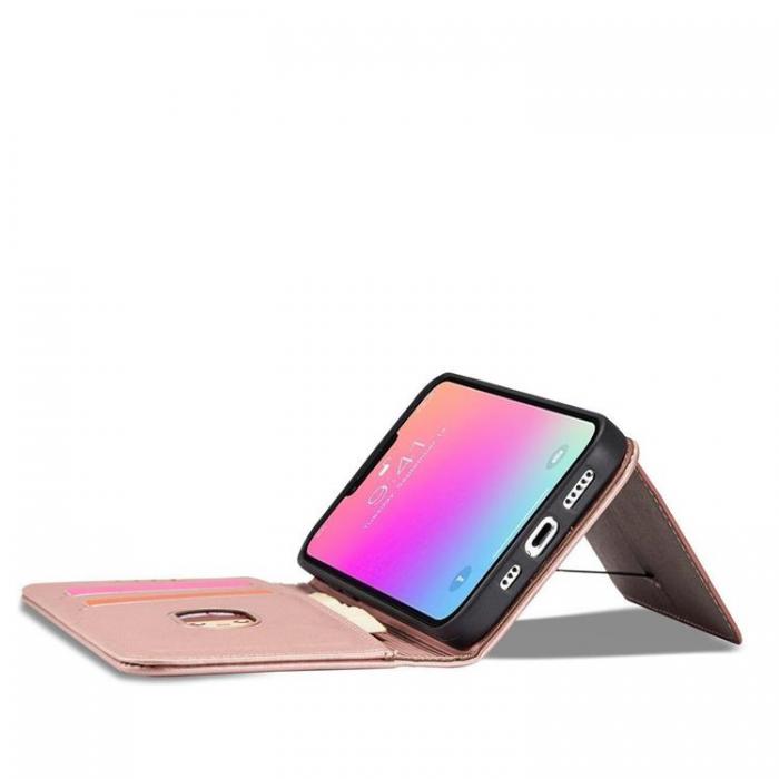 A-One Brand - Galaxy S23 Ultra Plnboksfodral Magnet Flip - Rosa