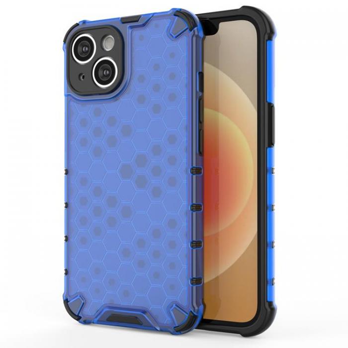 A-One Brand - iPhone 14 Plus Skal Honeycomb Armored Hybrid - Bl