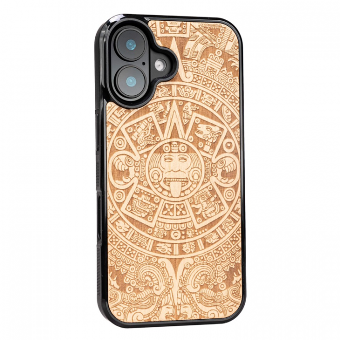 Bewood - Bewood iPhone 16 Mobilskal Aztec Calendar Aniegre