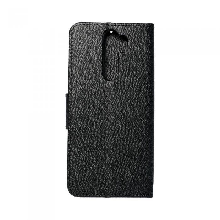 OEM - Redmi Note 8 Pro Plnboksfodral Fancy Eco Lder - Svart