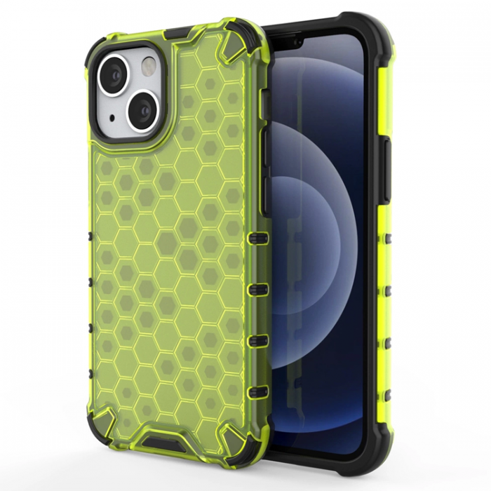 A-One Brand - iPhone 13 mini Mobilskal Honeycomb Armor - Grn