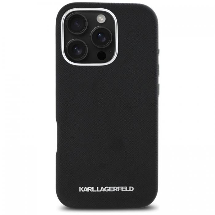 KARL LAGERFELD - Karl Lagerfeld iPhone 16 Pro Max Mobilskal MagSafe Saffiano Full Wrapped